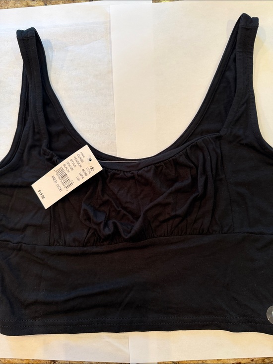 PacSun Tops - PacSun Black Scoop Crop Tank